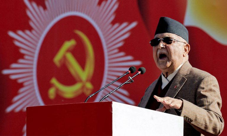 সংসদ পুনর্বহালের দাবিতে কাঠমান্ডুতে বিপুল জনসমাবেশ, নেতৃত্বে কেপি শর্মা ওলি