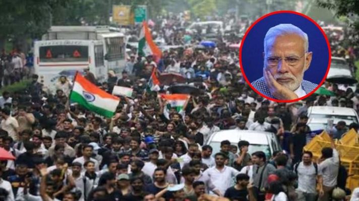 শহরে শহরে ছড়িয়ে পড়ছে বিক্ষোভ, বেকায়দায় ভারতের প্রধানমন্ত্রী নরেন্দ্র মোদি