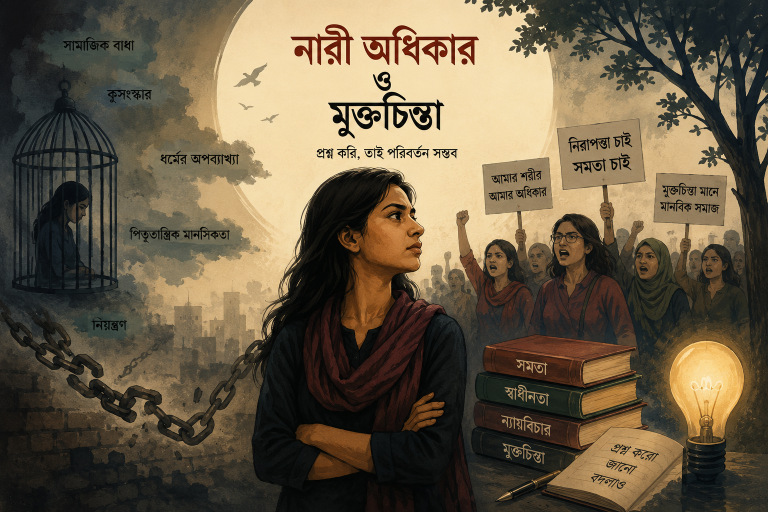 নারী অধিকার ও মুক্তচিন্তা: সাম্প্রতিক বাস্তবতার আলোকে একটি সমাজের প্রতিচ্ছবি