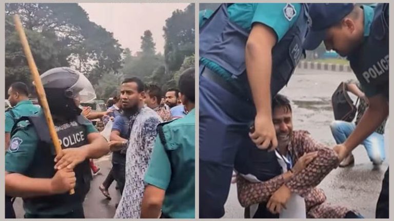 পুলিশের লাঠির আঘাত: শারীরিক যন্ত্রণা ও মানবাধিকারের লঙ্ঘন
