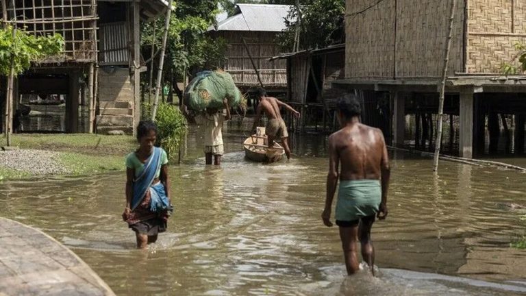 আসামে বন্যায় মৃতের সংখ্যা বেড়ে ৮২