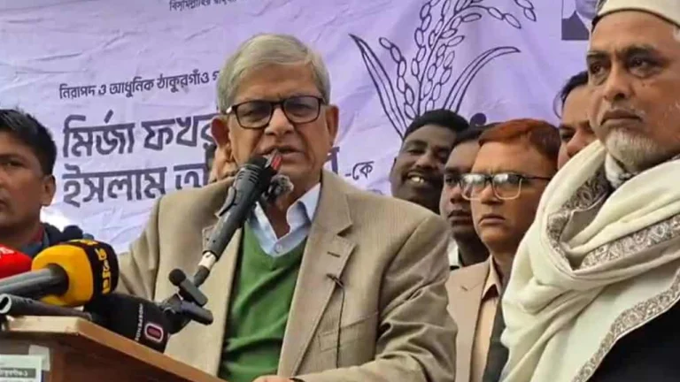 জামায়াত দেশটাকে আফগানিস্তান বানাতে চায় : মির্জা ফখরুল